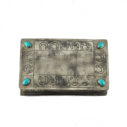 Silver Sky Horseshoe Box