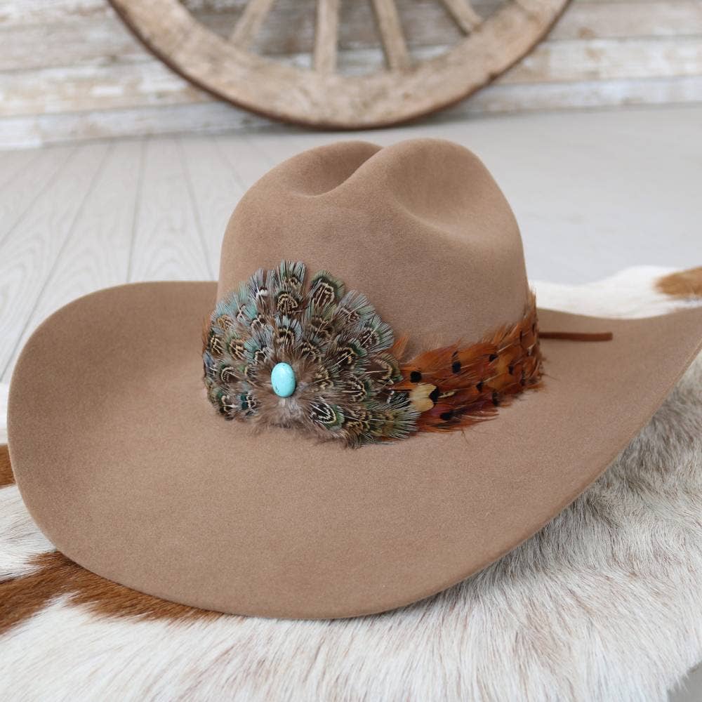 Stellar Western Feather Hat Band