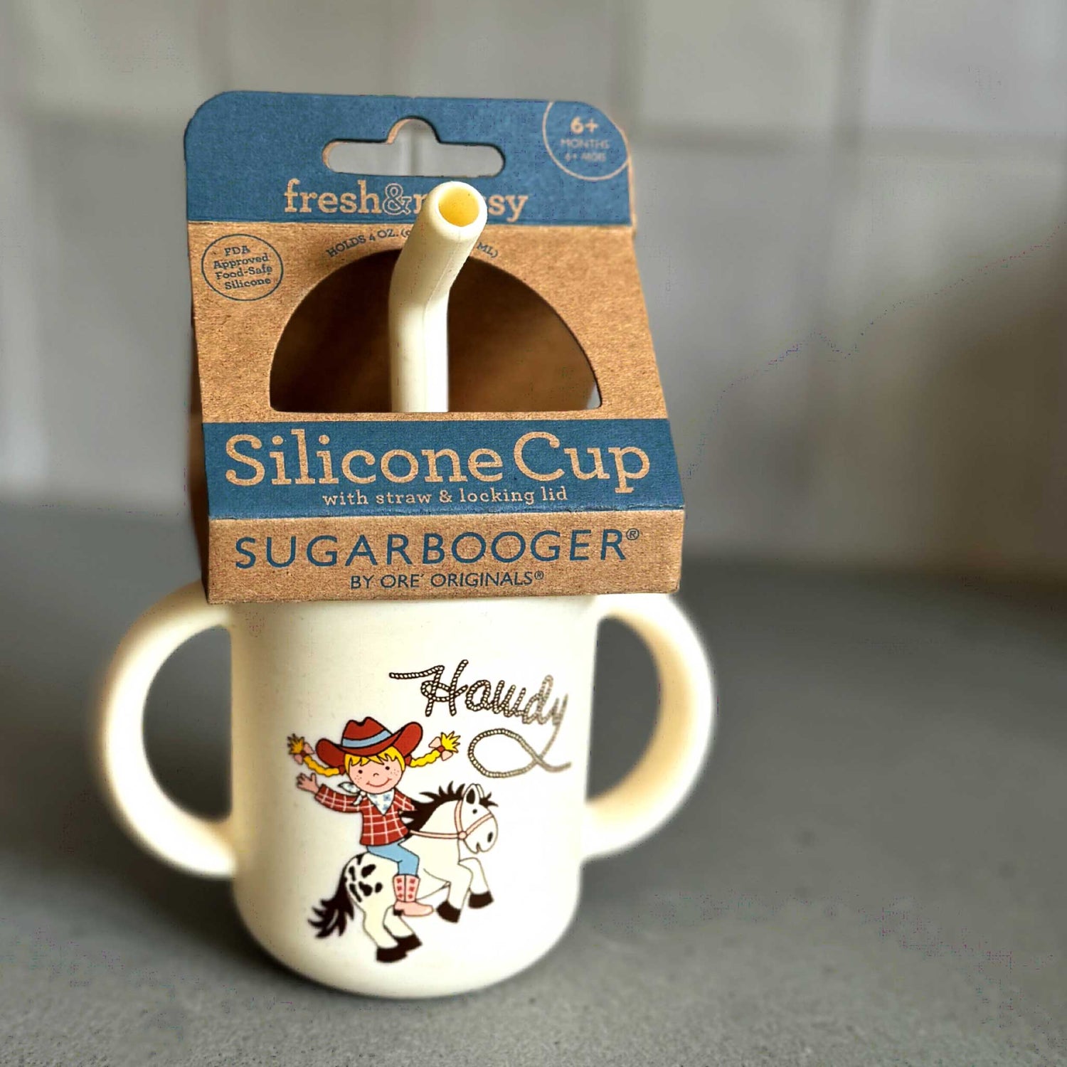 Howdoy Cowgirl Fresh &amp; Messy Sippy Cup