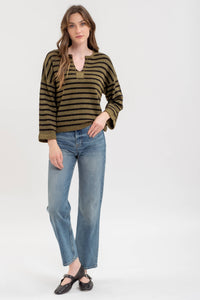 June Stripe Sweater