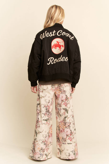 West Coast Rodeo Varsity Bomber Jacket