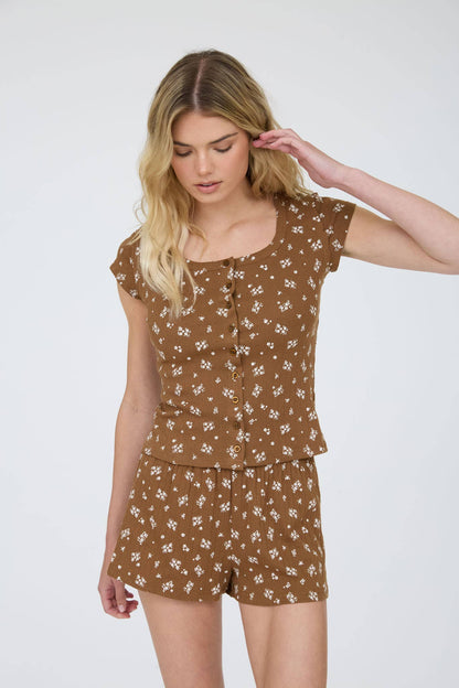 The Wildflower Pointelle Top