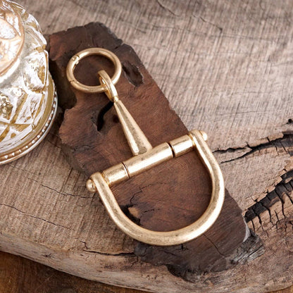 The Tack Room Bag Charm, Gold