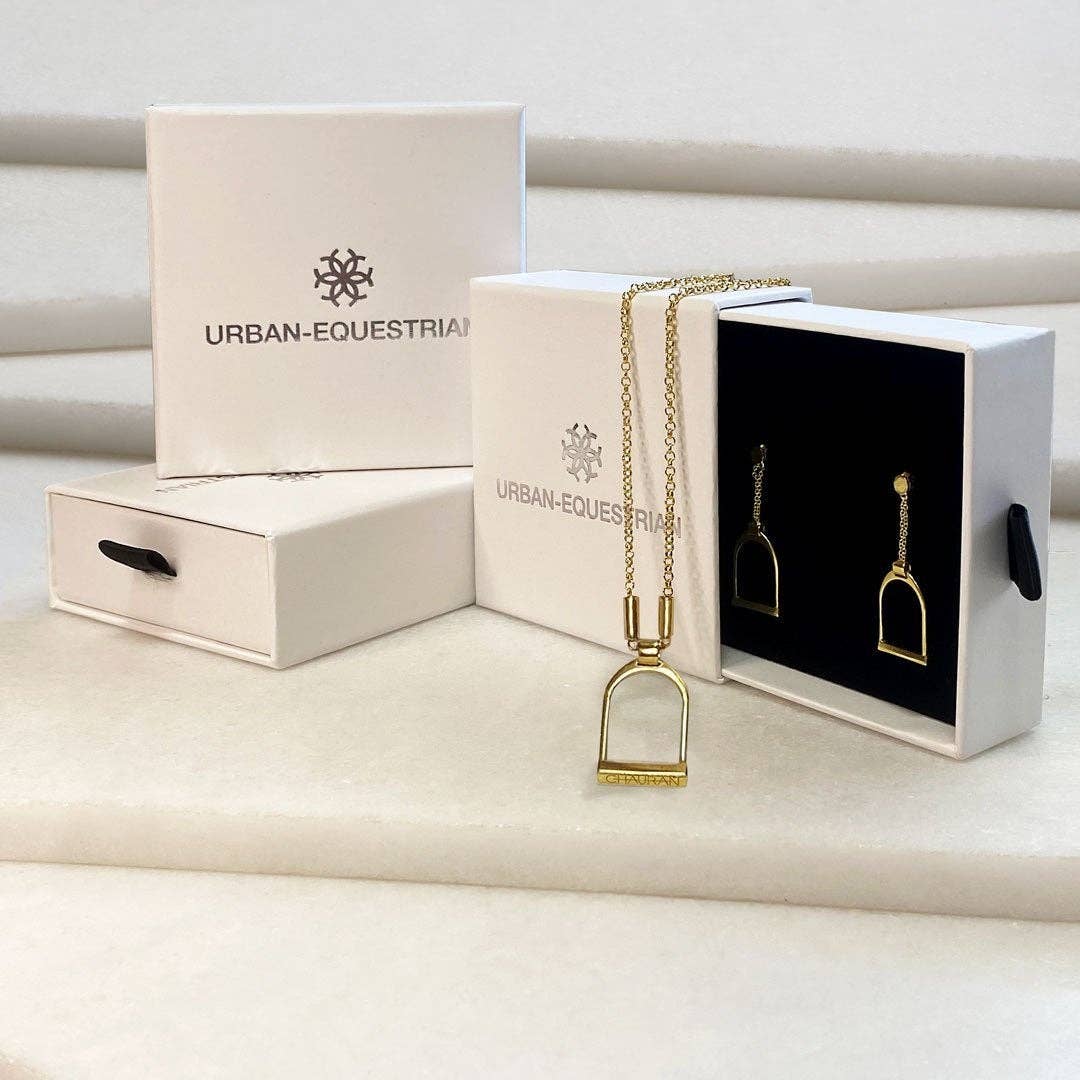 Horse Girl Cuff in Gold