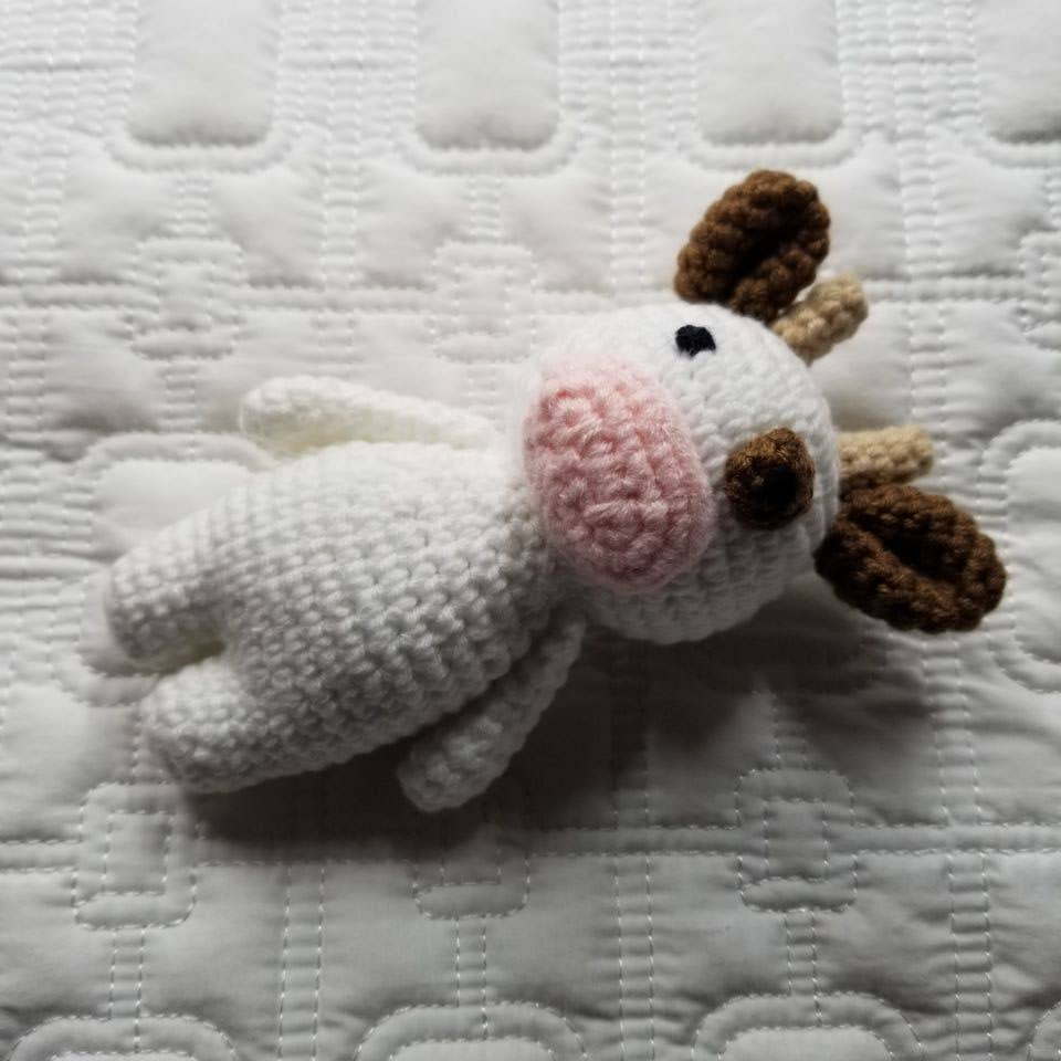 The Little Ranch Cow Crochet Plush