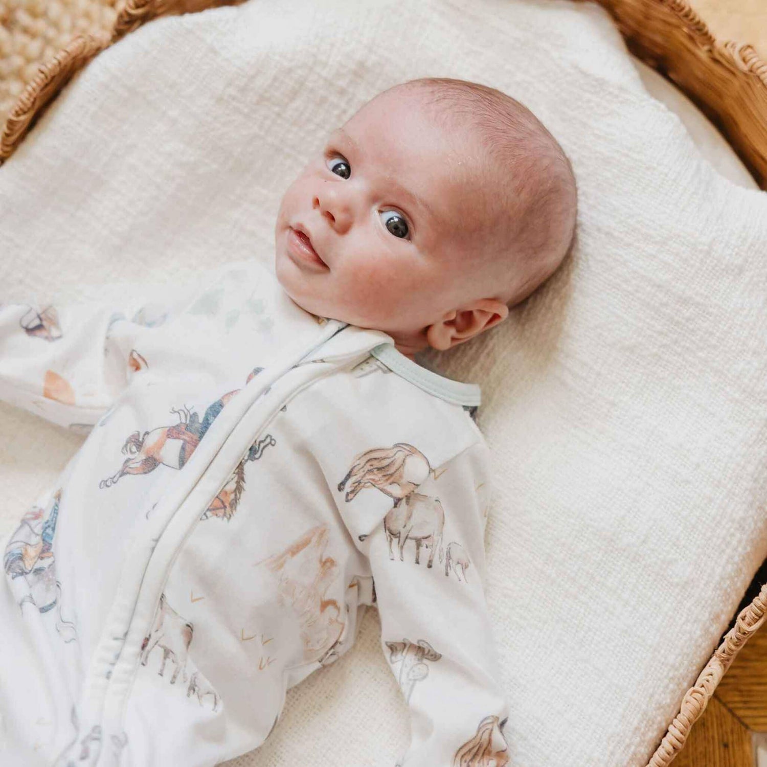 Boone Zip-Up Footie Pajama