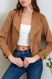 Faye Faux Suede Jacket