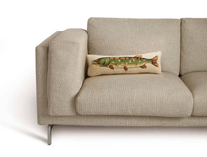 Northern Pike Fish Art Hook Pillow