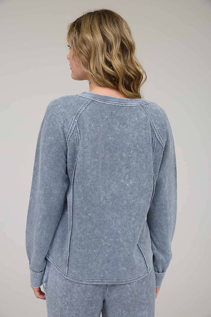 Western Sky Wash Henley