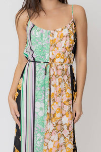 Multi Print Cami Maxi Dress