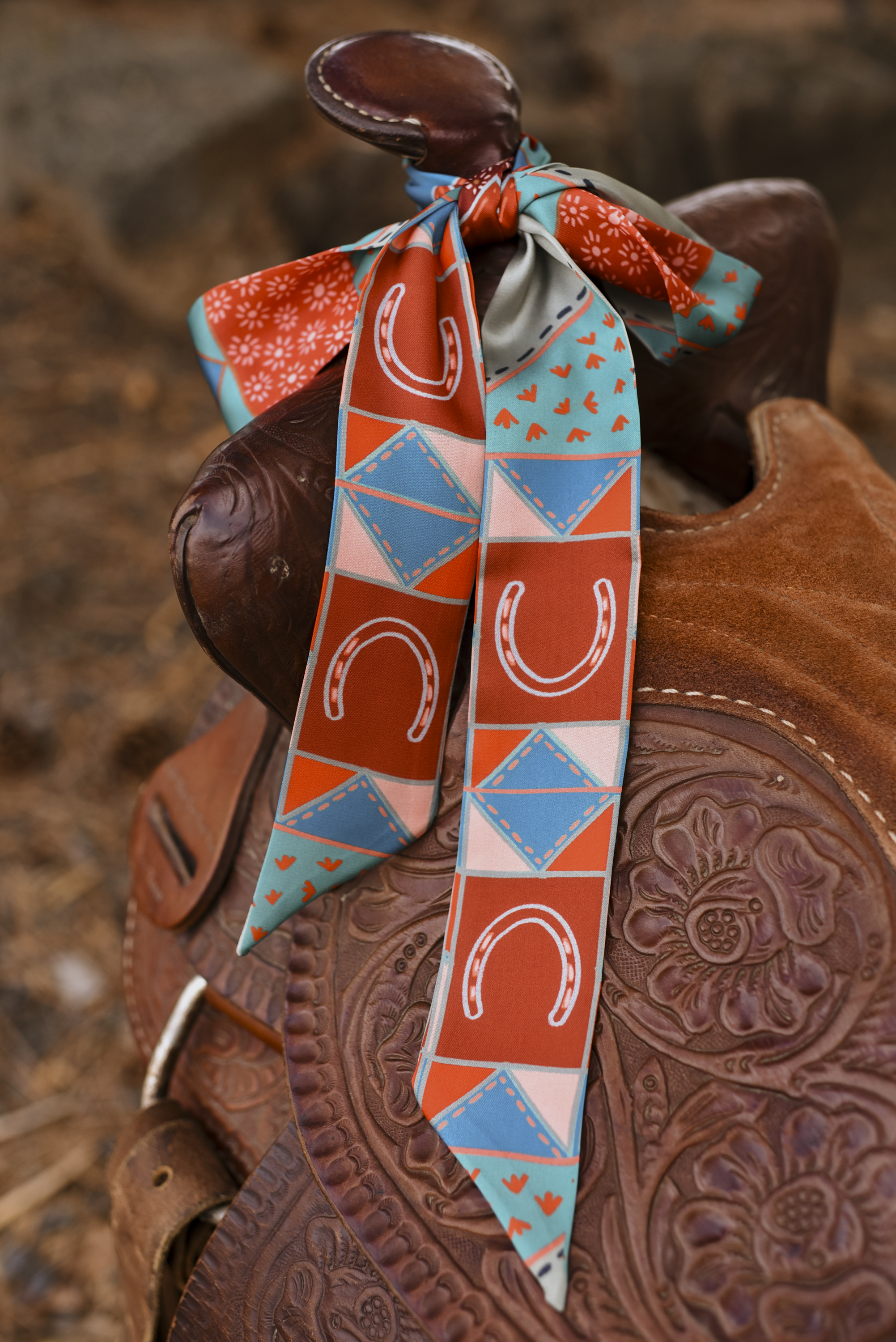 Frontier Patchwork Twilly Scarf