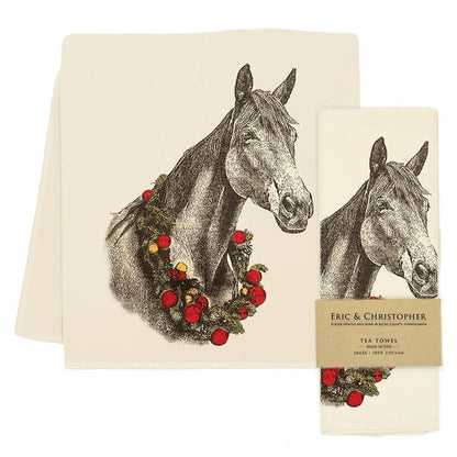 Wreath &amp; Whinny Towel