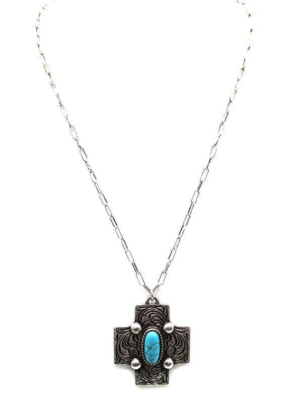 San Miguel Cross Necklace