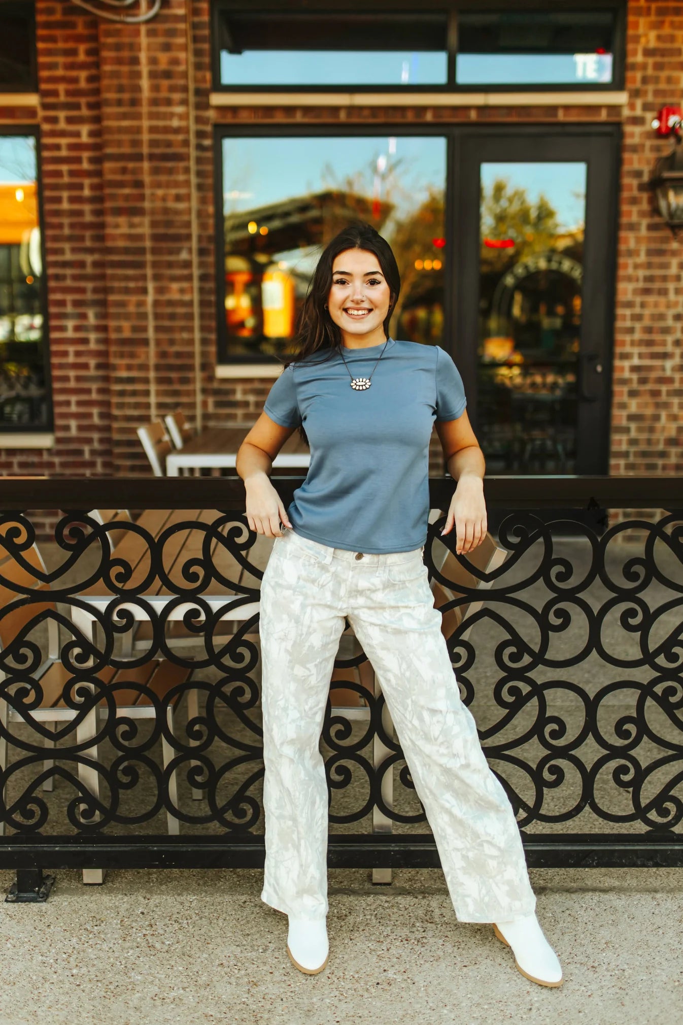 Cloud Basic Snug Tee, Denim