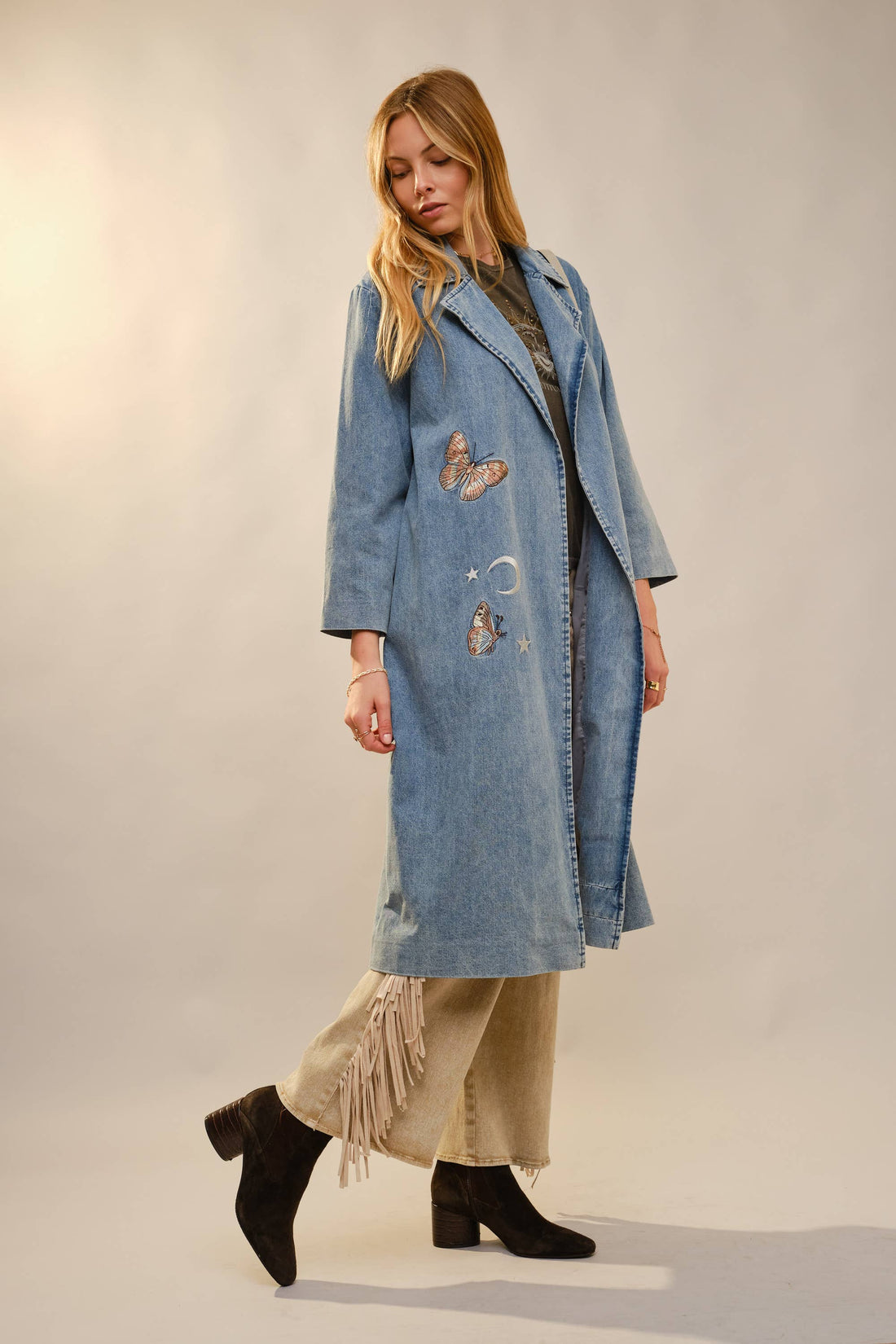 Celestial Range Denim Coat