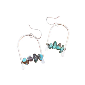 Canyon Crest Earrings, Silver