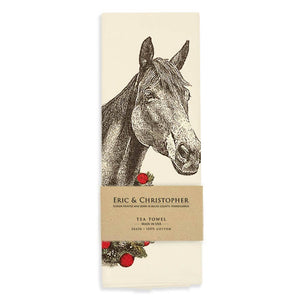 Wreath & Whinny Towel