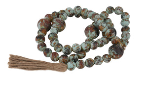 Todos Santos Tassel Turquoise Beads, 24"