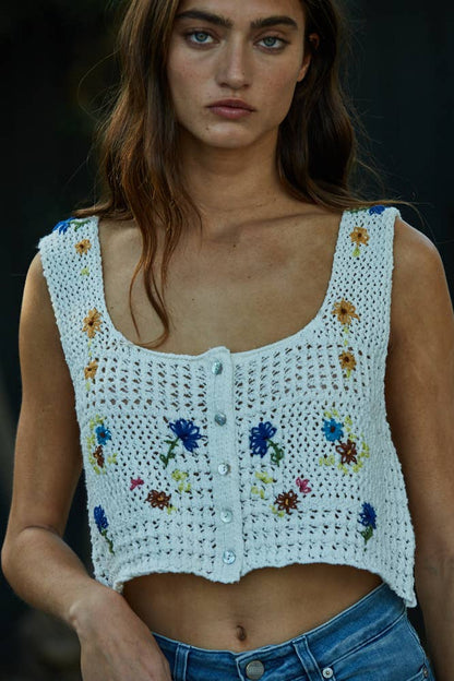 Flora Hideaway Sweater Vest