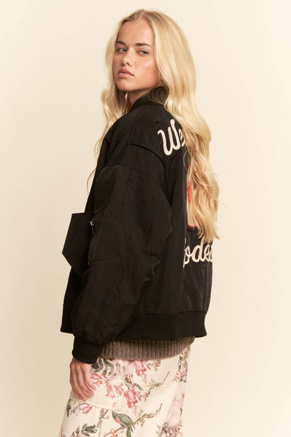 West Coast Rodeo Varsity Bomber Jacket