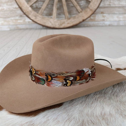 Vistoso II Western Feather Hat Band