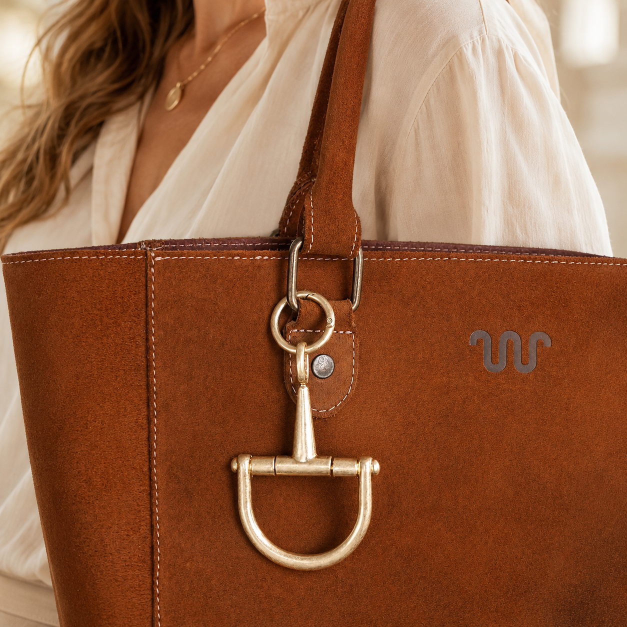 The Tack Room Bag Charm, Gold