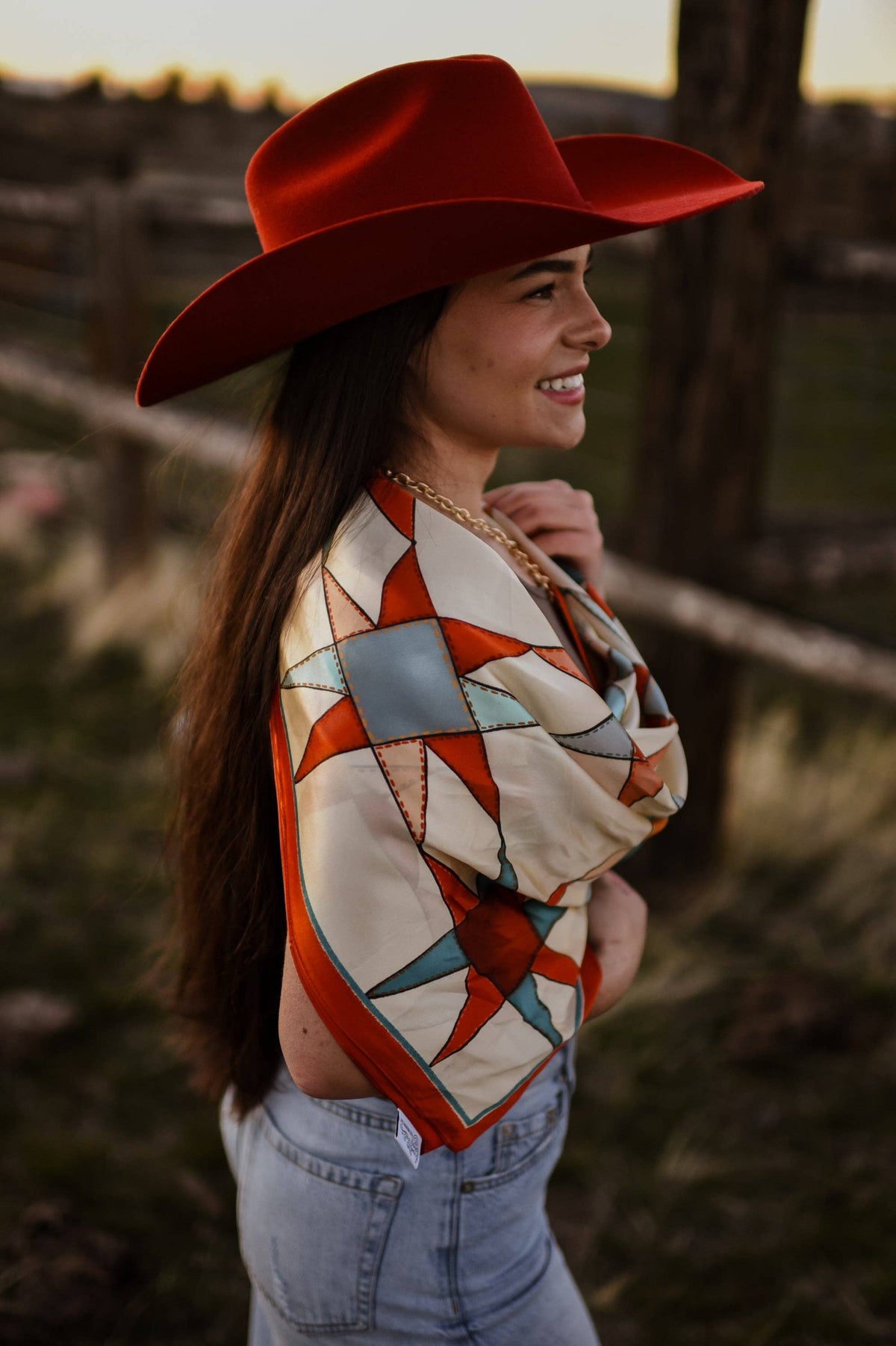 The Liberty Star Silk Wild Rag