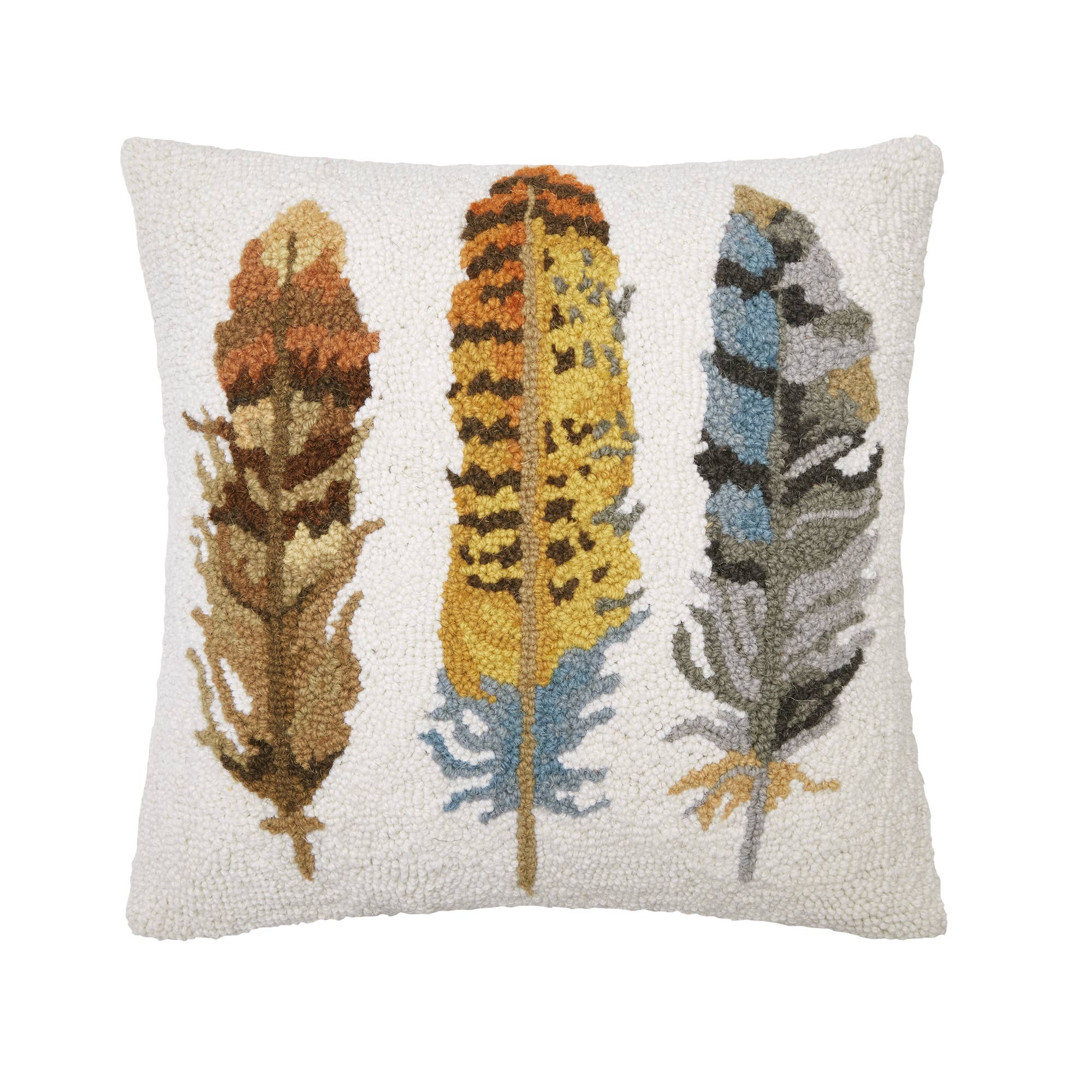 Feathers Wool Hook Pillow