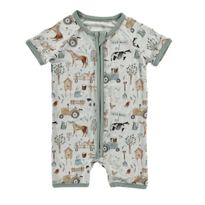 Little Farm Bamboo Short Romper