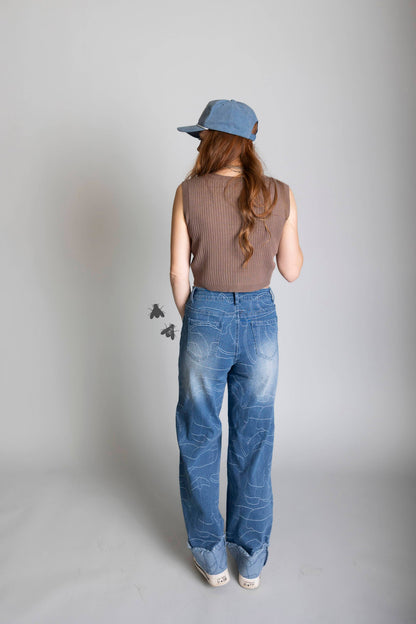 Cowtown Baby Knit Vest, Sunset