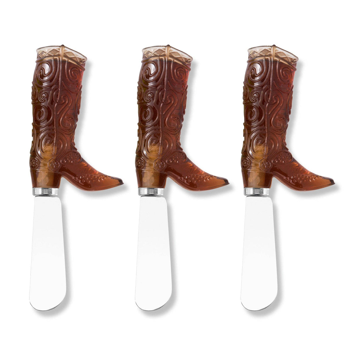 The Western Boot Cheese Spreader Set