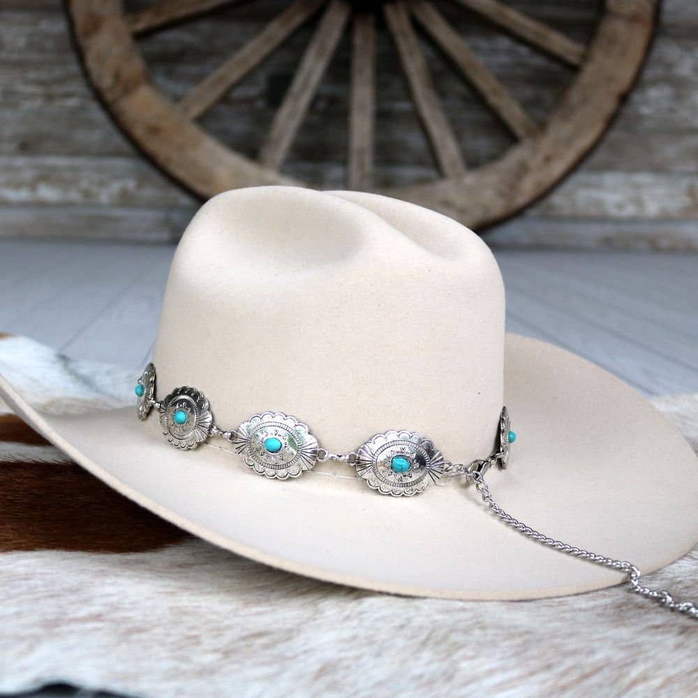 Silver Spur Hat Band