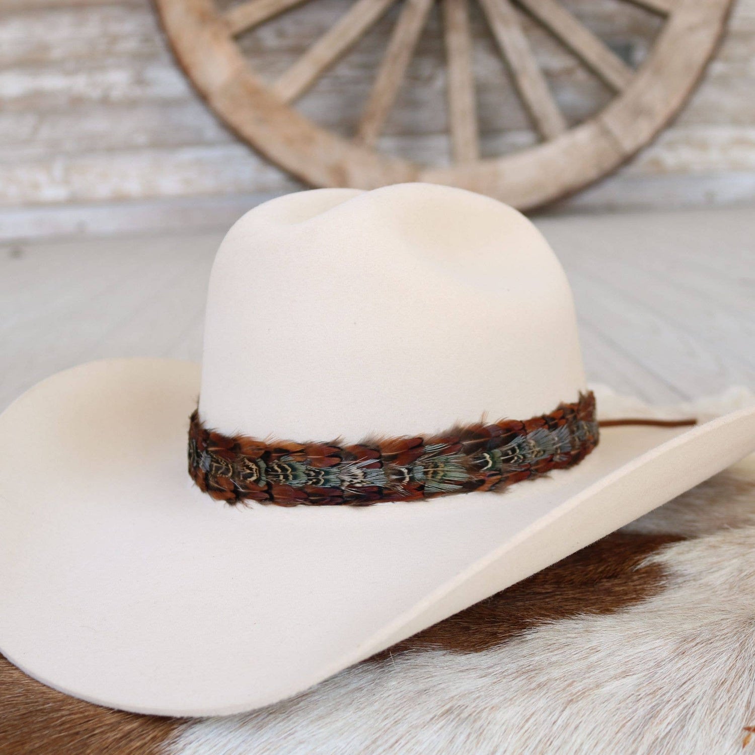 Brazons Western Feather Hat Band
