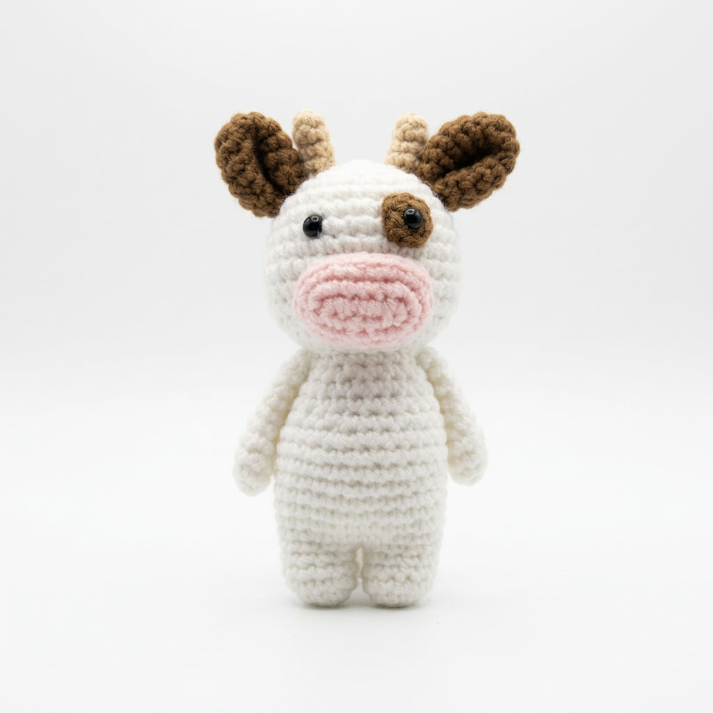 The Little Ranch Cow Crochet Plush