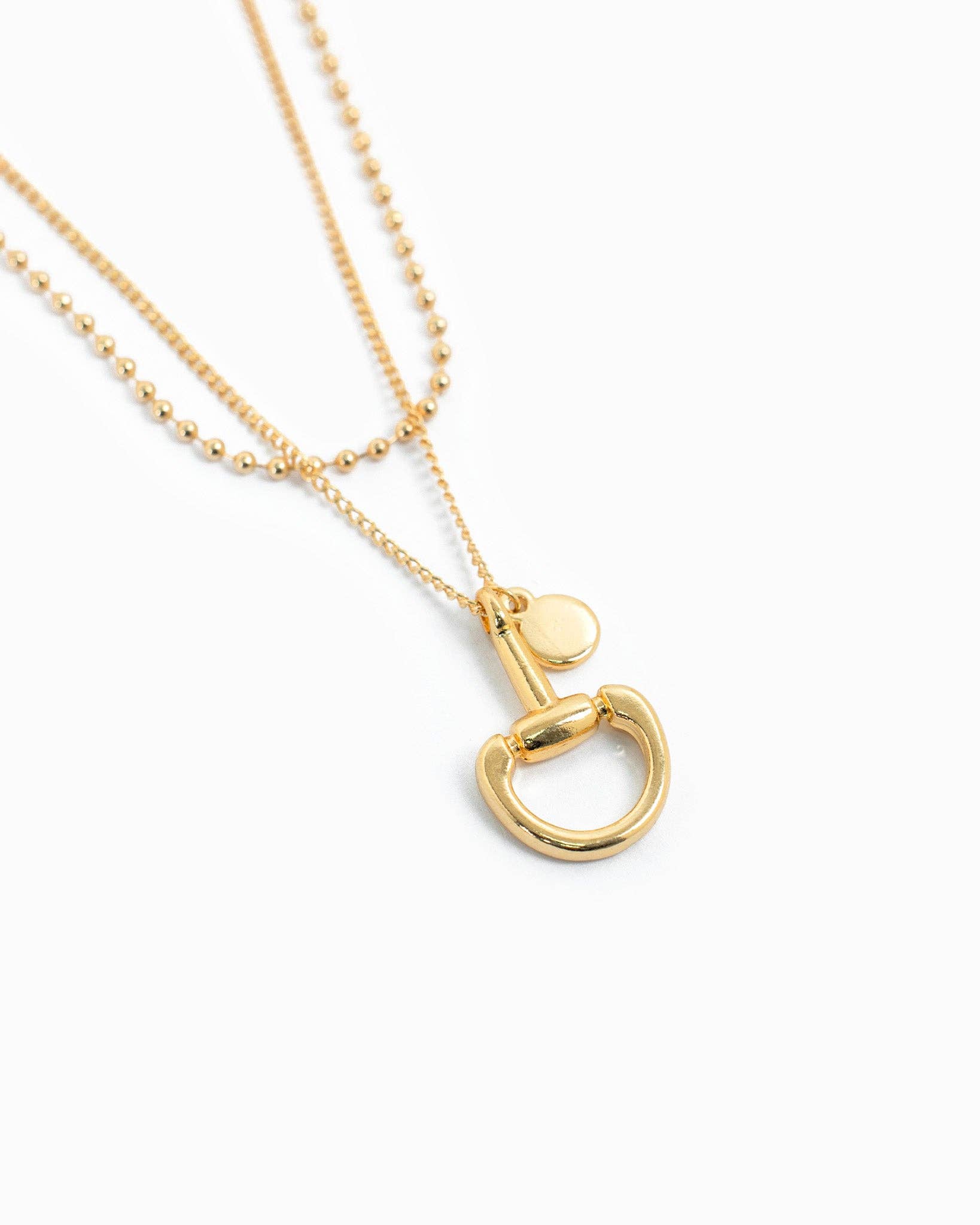 In the Reins Necklace, Gold
