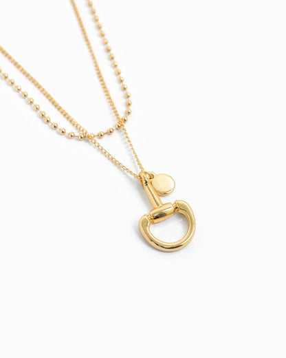 In the Reins Necklace, Gold