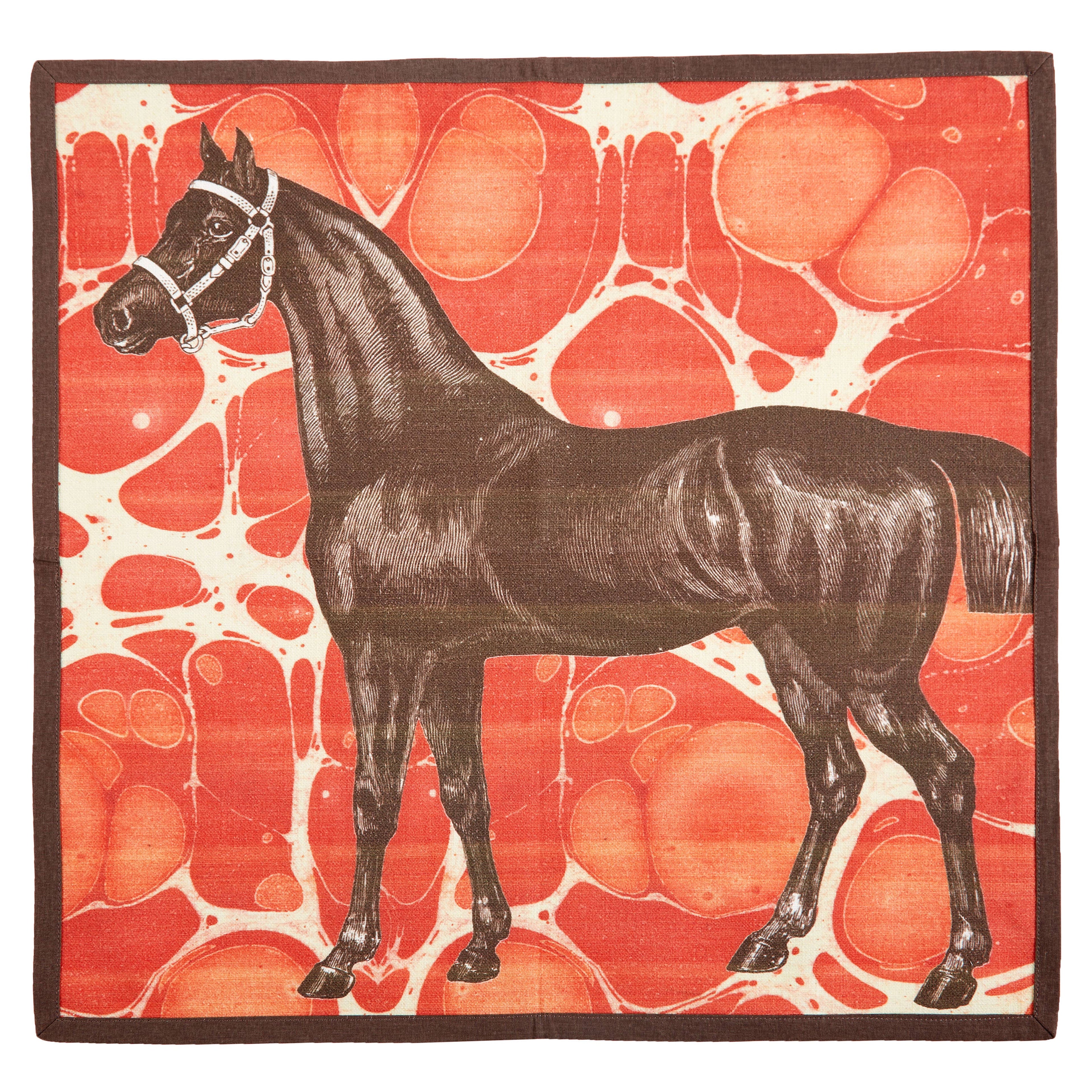 Equus Marble Dinner Napkin, Set of Four