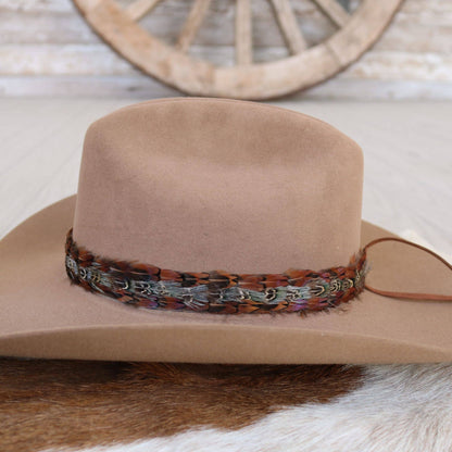 Brazons Western Feather Hat Band