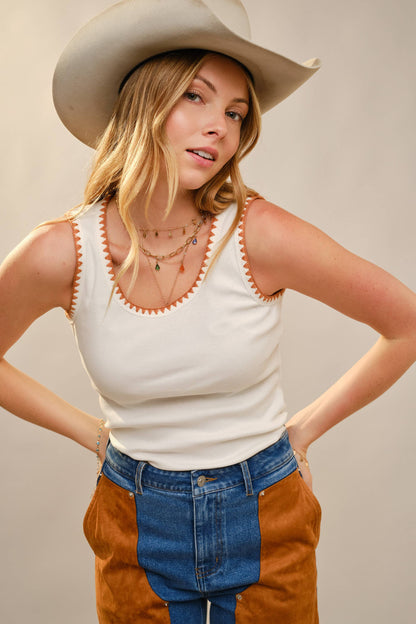 Saddle Stitch Tank