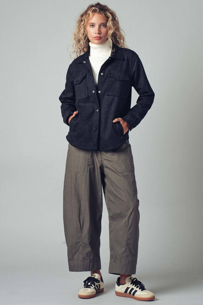 Blackwater Suede Shirt Jacket