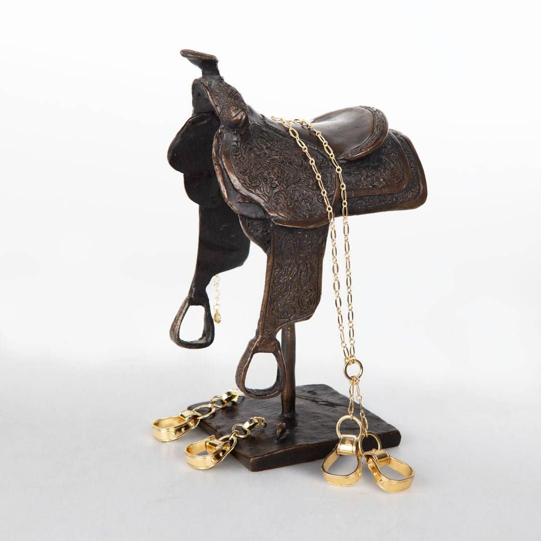 Cheyenne Western Riding Stirrup Earrings