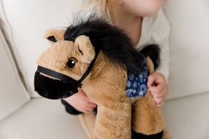 Praline Western Plush Pony