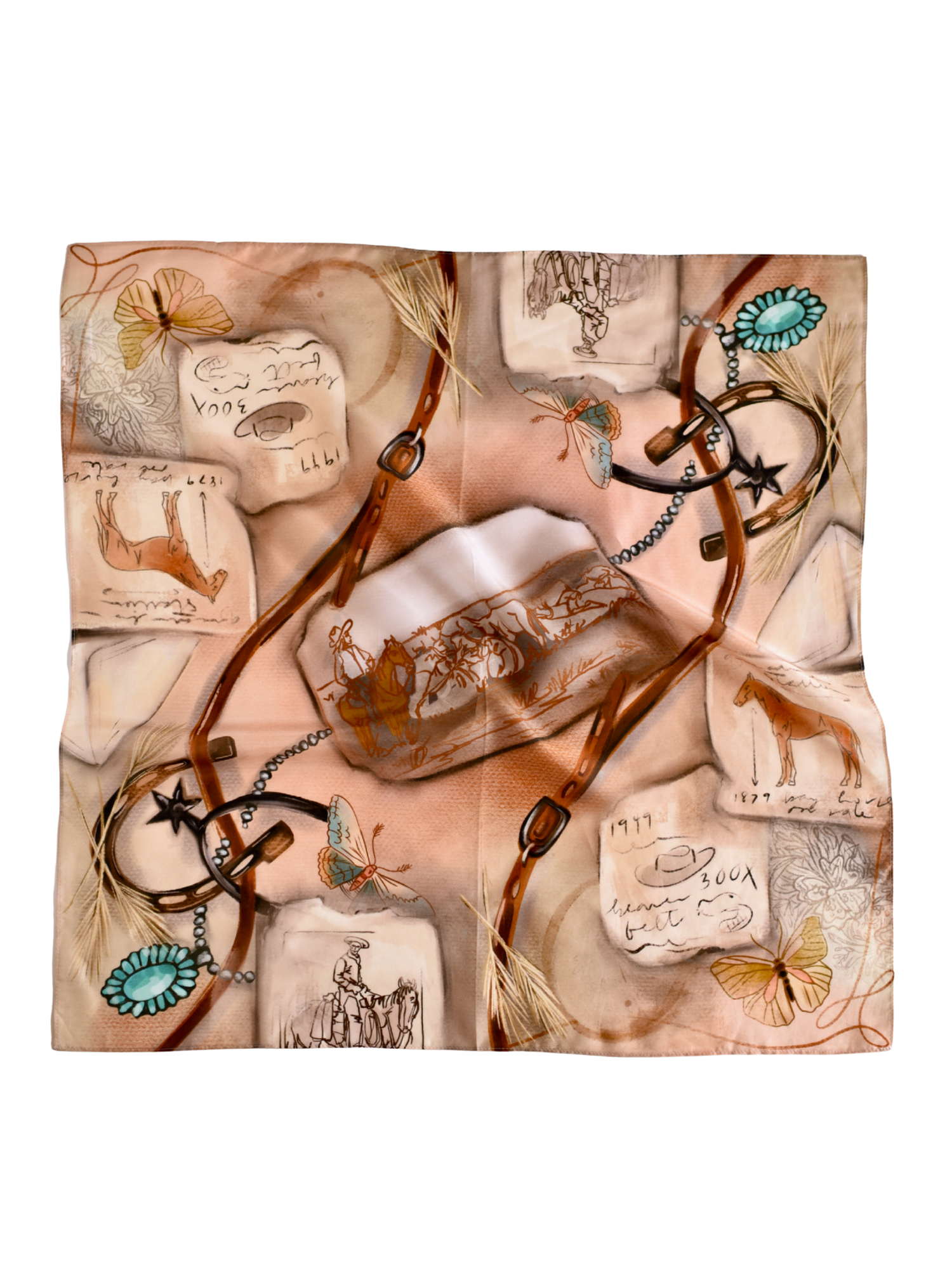 Cowgirl Curiosities Silk Wild Rag
