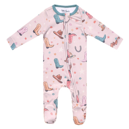 Cheyenne Zip-Up Footie Pajama