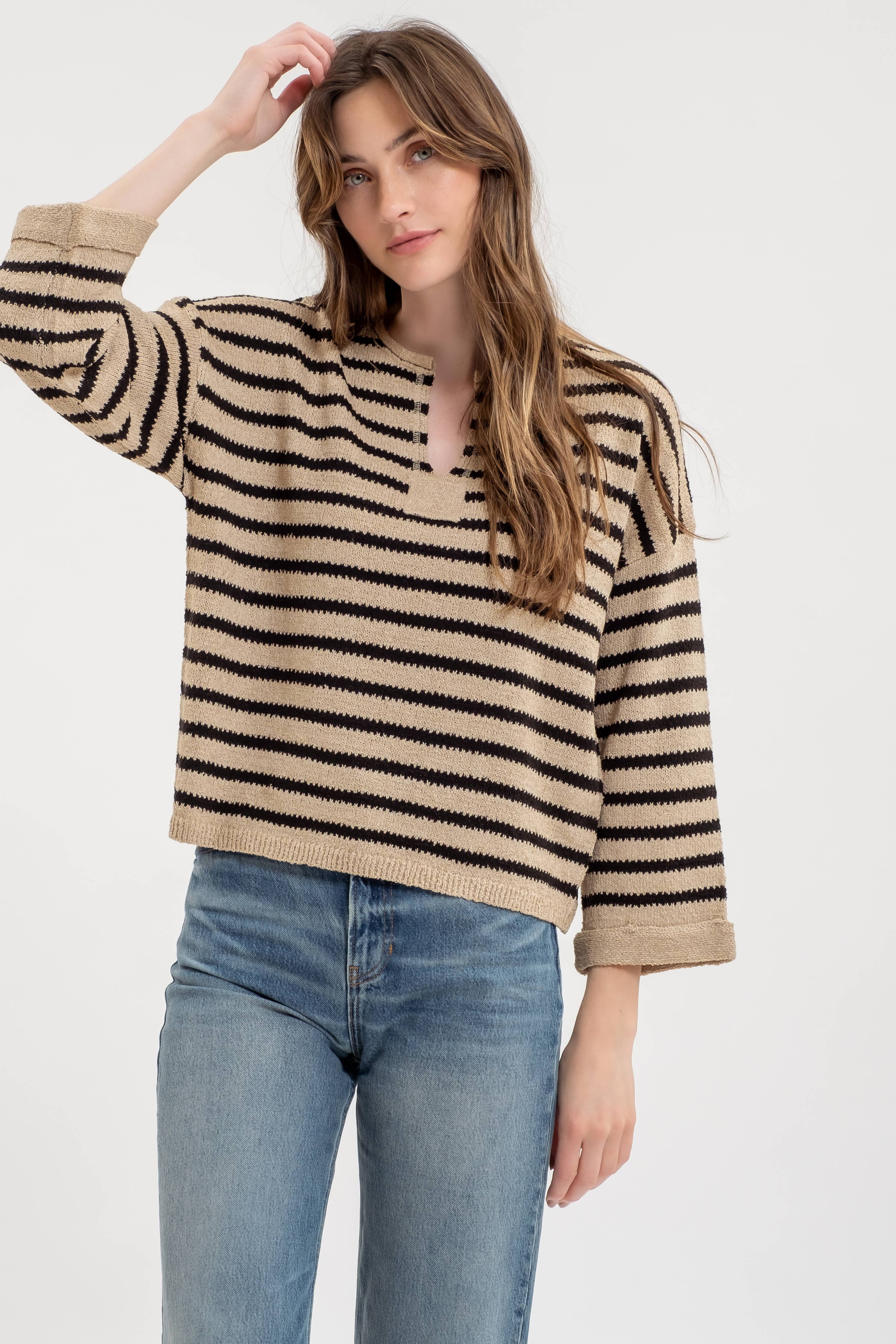 June Stripe Sweater