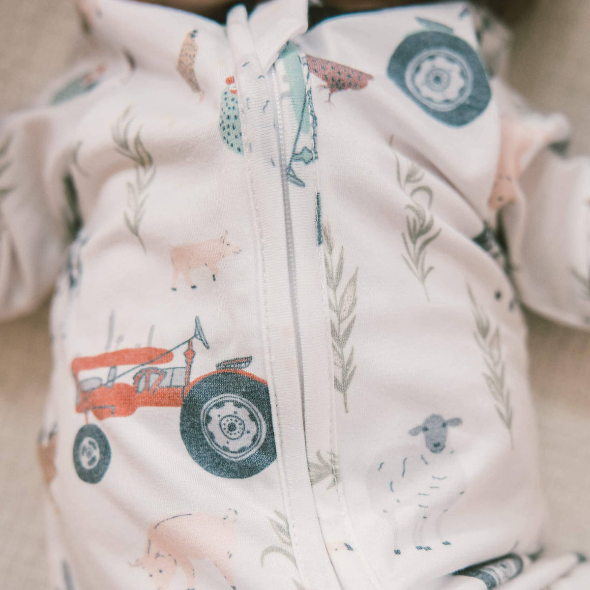 The Jo Zip-Up Footie Sleeper