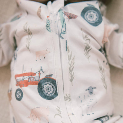 The Jo Zip-Up Footie Sleeper