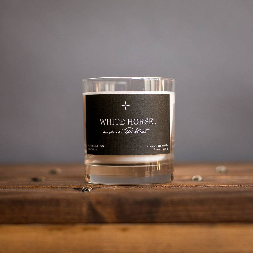 White Horse Candle