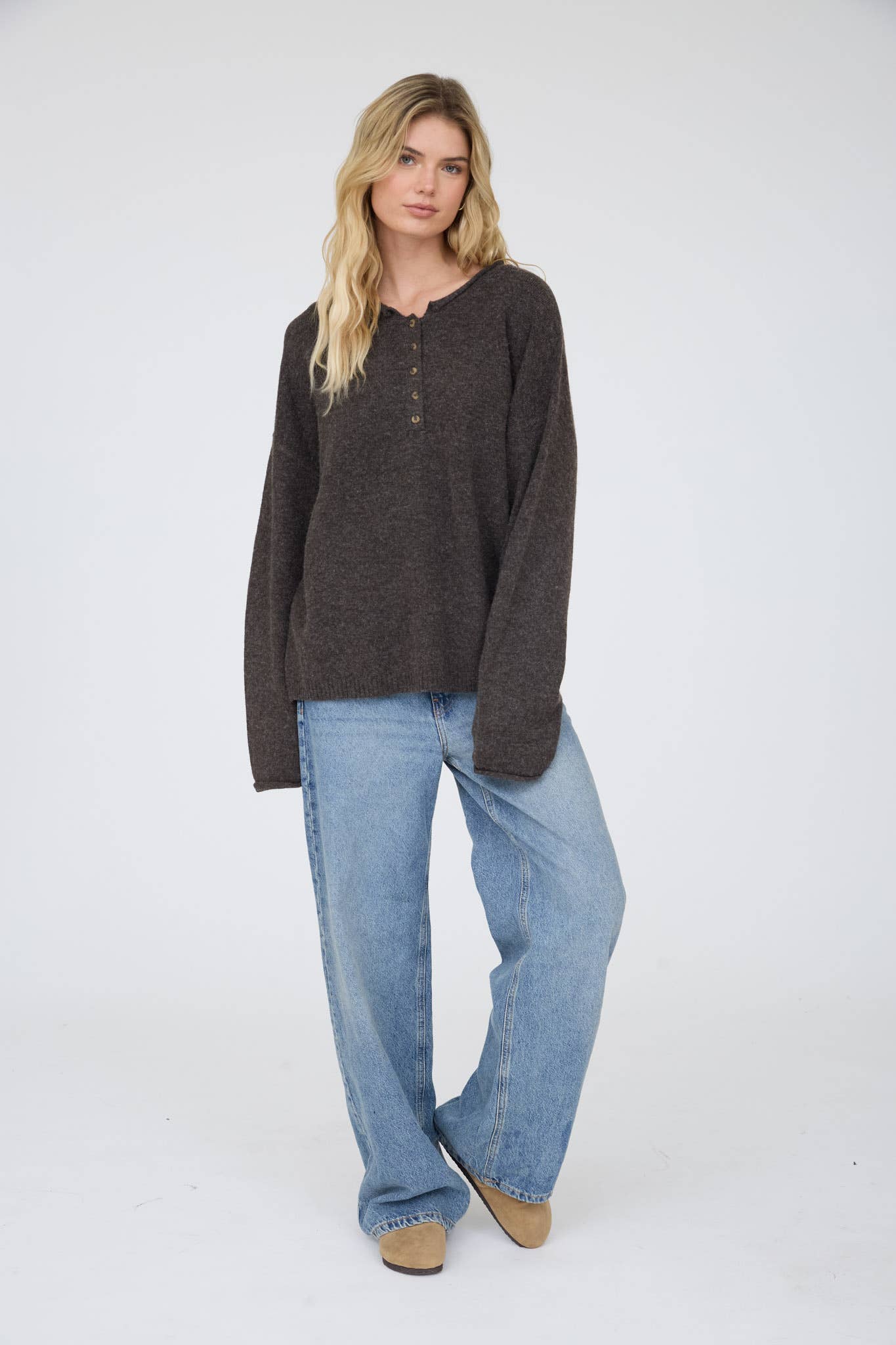 The Bitterroot Henley Sweater
