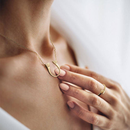 Lucky Nail Pendant Necklace